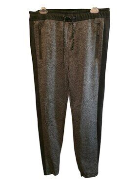 JOGGER SWEATPANTS SOBK HEATHER BLACK SIZE MEDIUM LIKE NEW POCKETS